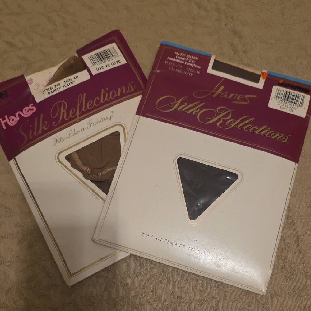 Hanes Silk Reflrctions Pantyhose AB 2 pair